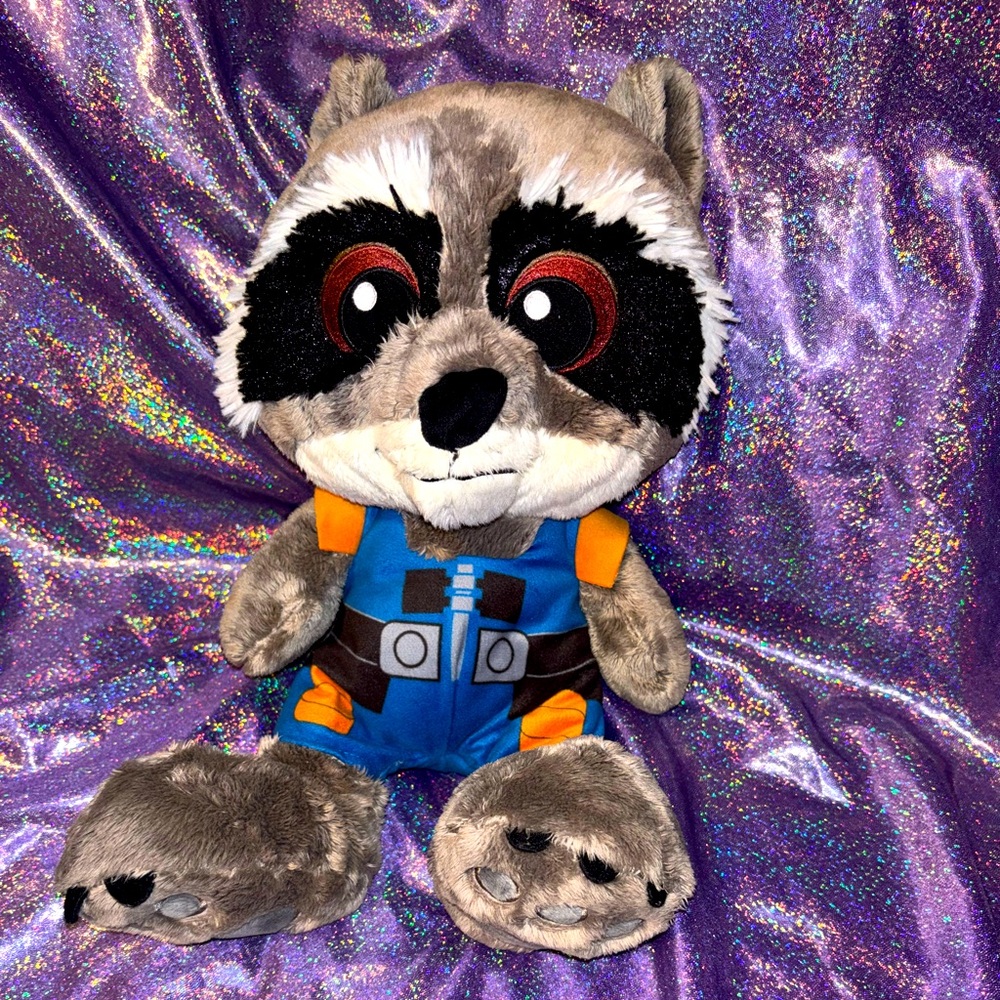Disney Parks Guardians of the Galaxy Rocket Raccoon Big Feet Plush